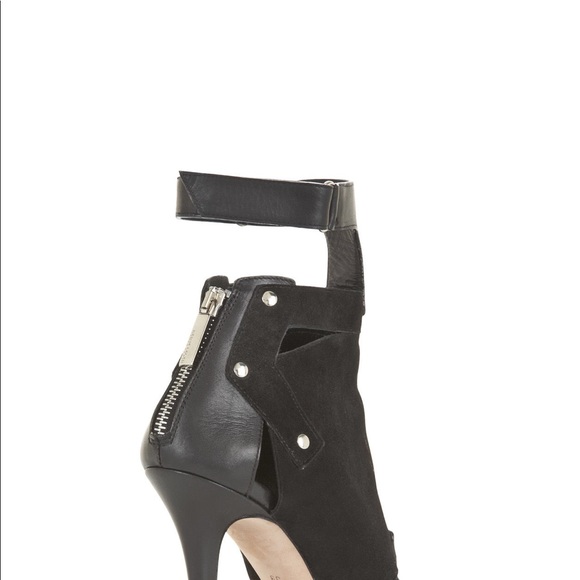 Halia leather booties HERVE LEGER by Max azria - Picture 6 of 6